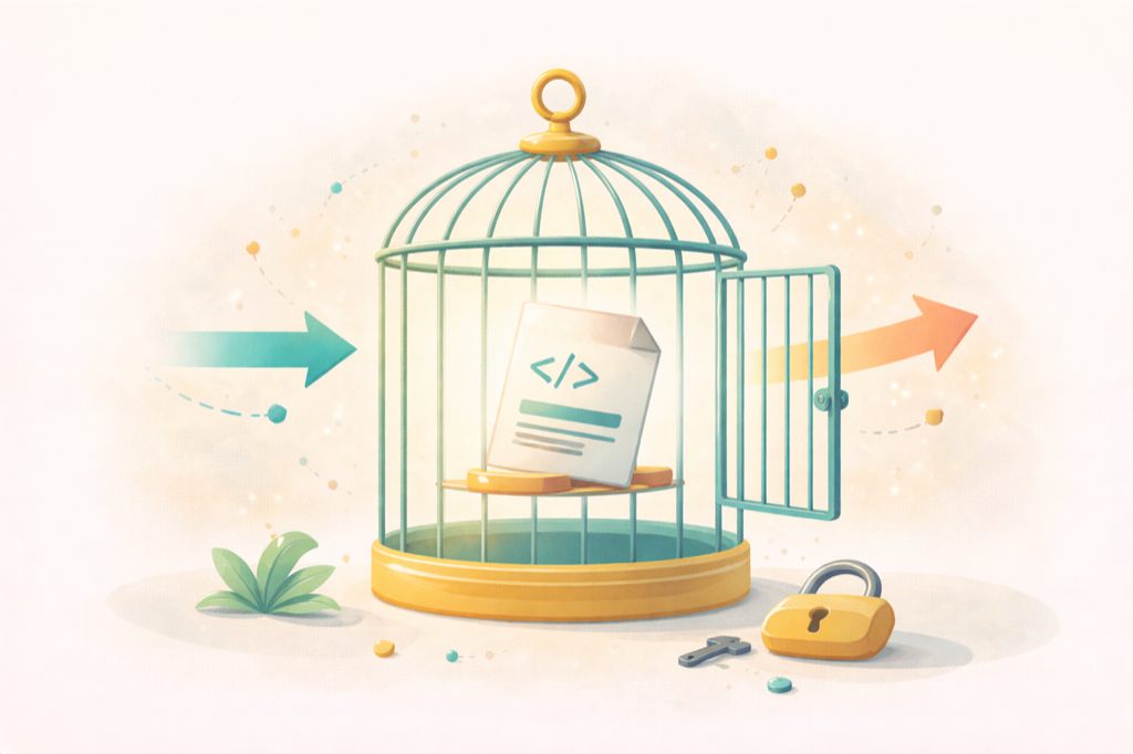 No lock-in illustration